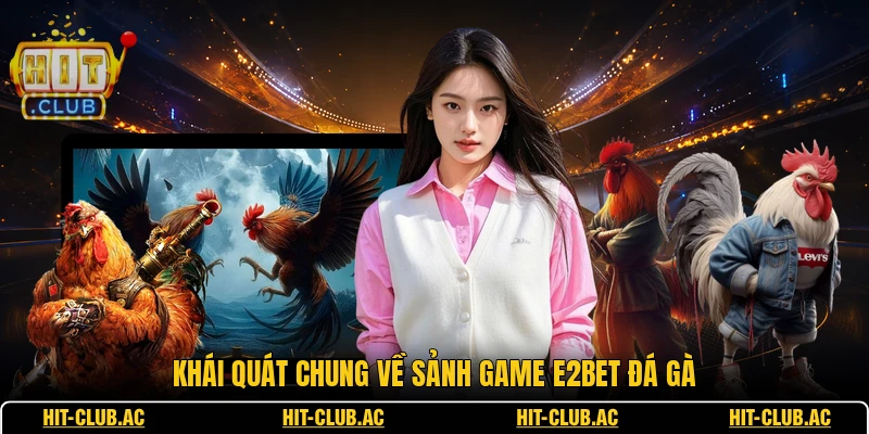 Khái quát chung về sảnh game E2bet đá gà