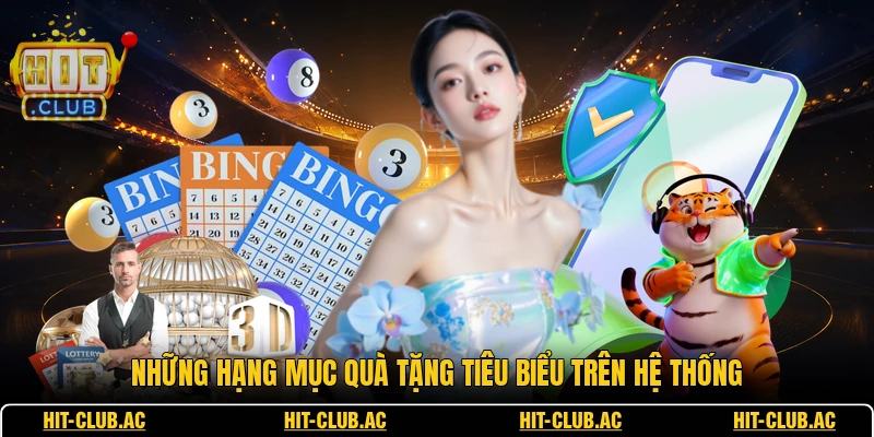 Khuyến Mãi 2 Những hạng mục quà tặng tiêu biểu trên hệ thống